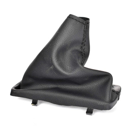 Black Leather Handbrake & T Bar Boot Cover for Falcon FG FGX (08-18)