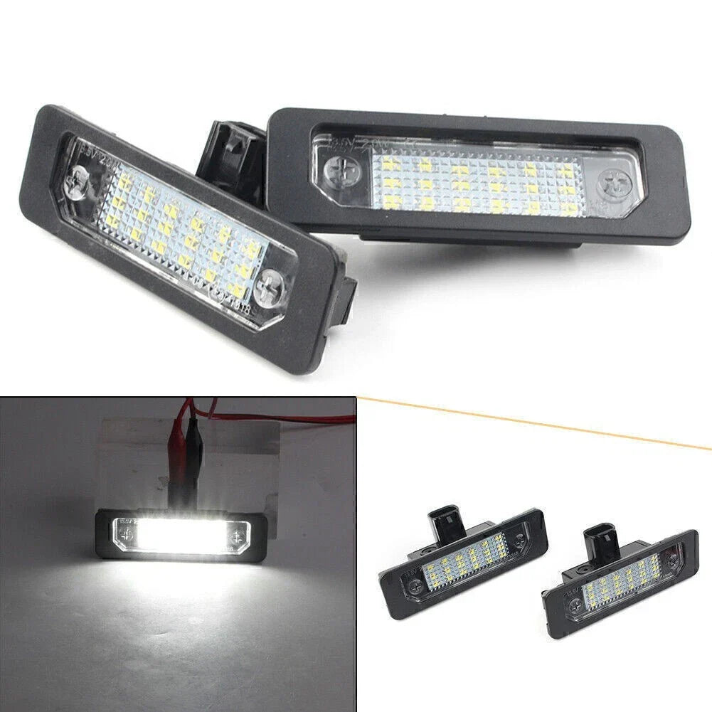 LED License Plate Tag Light for Ford Flex Taurus Focus Fusion Mustang (2009-2019)