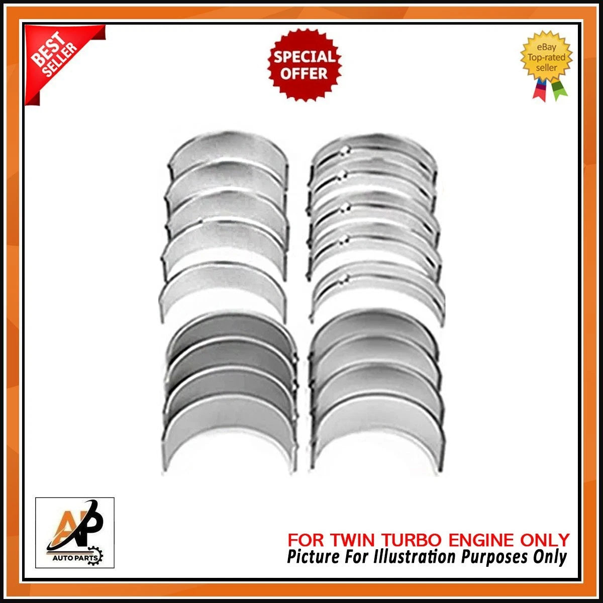 Forged Crankshaft with Engine Rebuild Kit for Land Rover Jaguar 2.0D (2010–2016)
