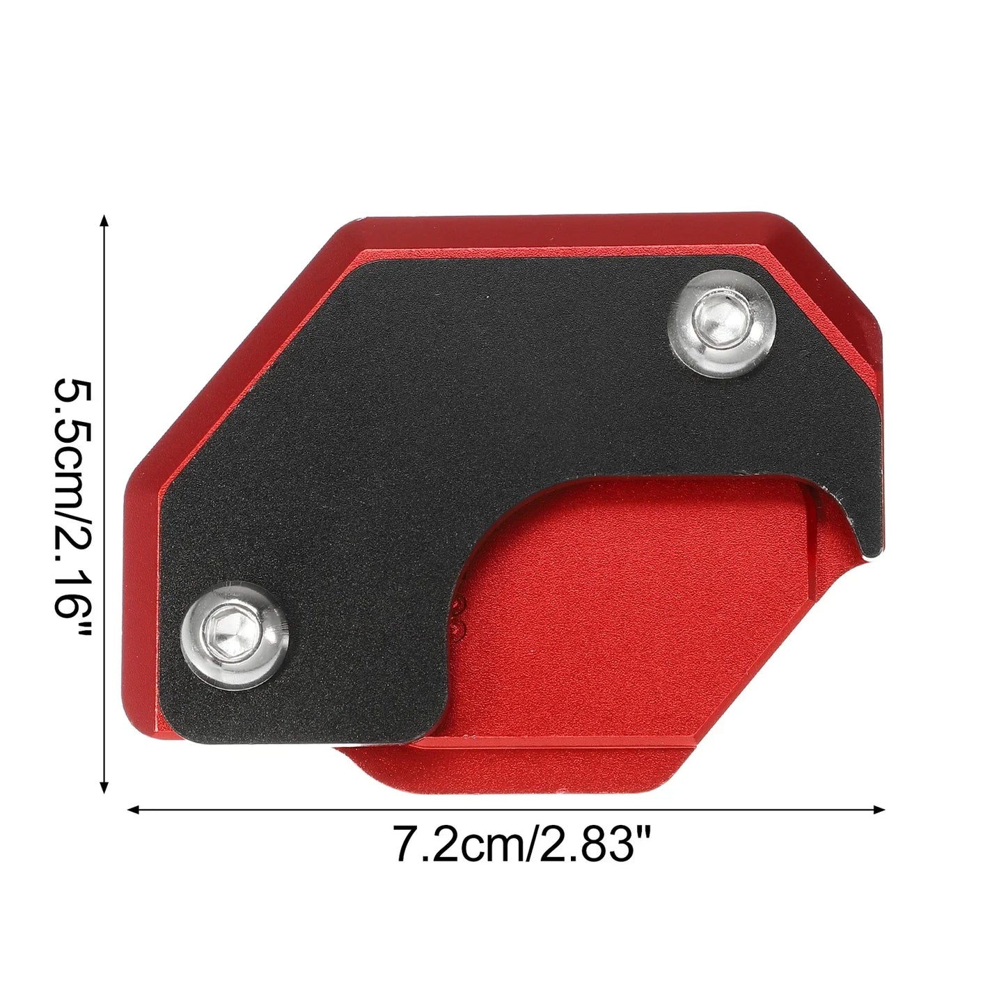 Aluminum Alloy Motorcycle Kickstand Pad for Honda - Includes Wrench