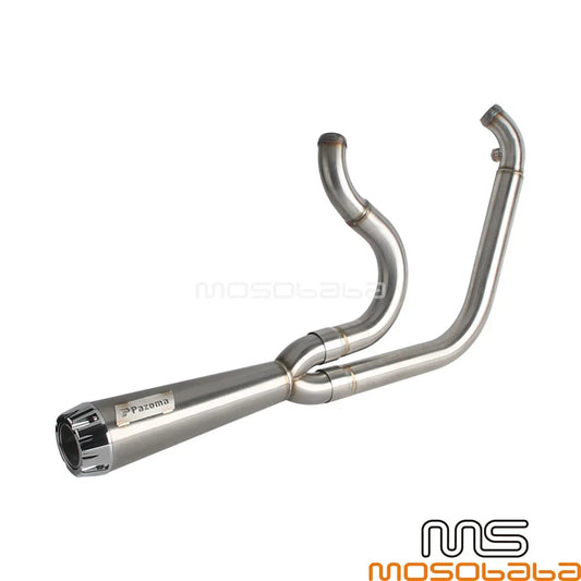 2-Into-1 Exhaust System for Harley Dyna Super Glide Custom FXDC (2006-2017)