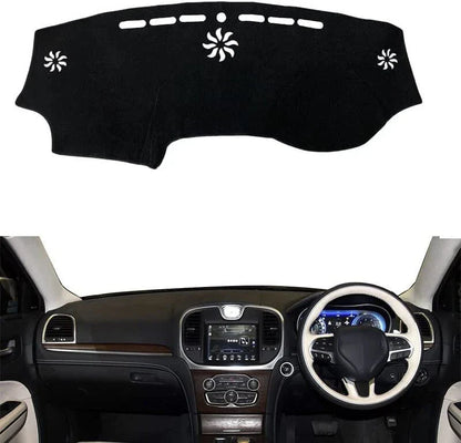 Non-Slip Dash Mat for Chrysler 300C (2012-2022) Black Dashboard Cover