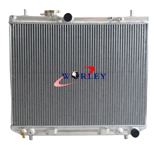 2Row Aluminum Radiator + Fan for Daihatsu Terios J100 J102 1997-2005
