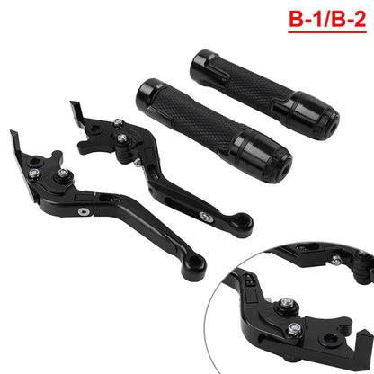 Black Extendable Brake Clutch Levers Grips for BMW R1200GS ADV (2004-2018)