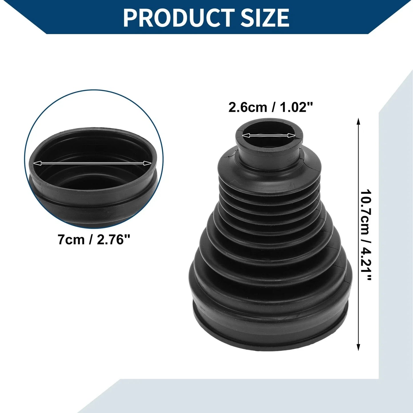Inner CV Joint Boot Kit with Clamps for Porsche 911 (1999-2013)