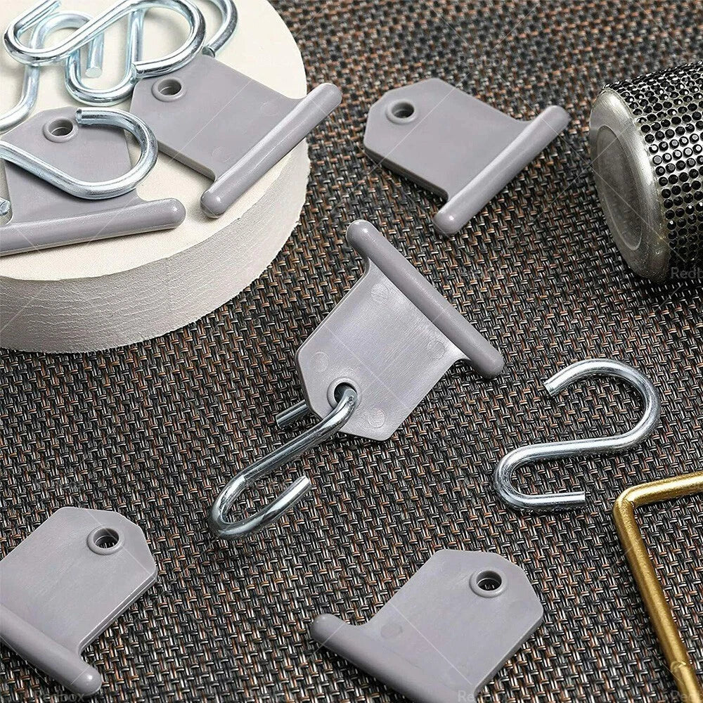 8 Pcs Stainless Steel Awing S Hook Hanger for Caravan Motorhome