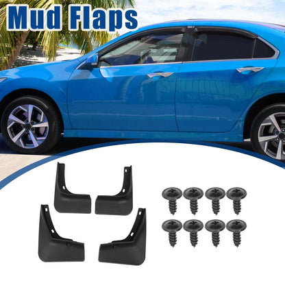 Mud Flaps Kit Splash Guards for Hyundai Elantra (2021-2022) Black