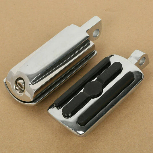 1 1/4" Short Angled Highway Bar Engine Guard Footpegs for Harley