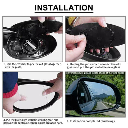 Heated Wing Mirror Glass for Benz C230 C240 C280 C320 E320 E350 E500 (2000-2009)