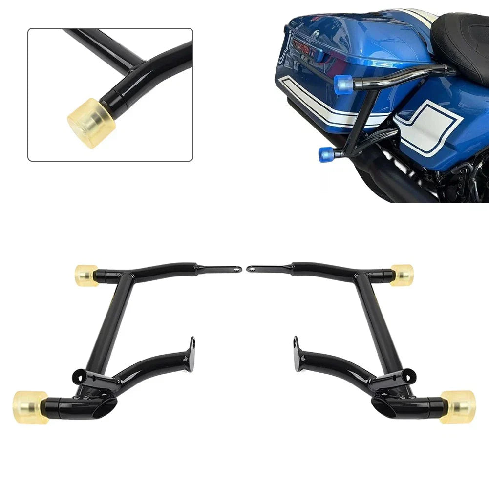 Saddlebag Guard Rails Crash Bar for Harley Road Street Glide (2014-2024)