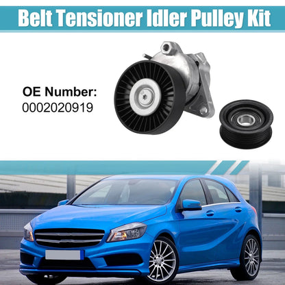 Belt Tensioner Pulley Assembly Set for Mercedes-Benz C280 C320 (2001-2005)