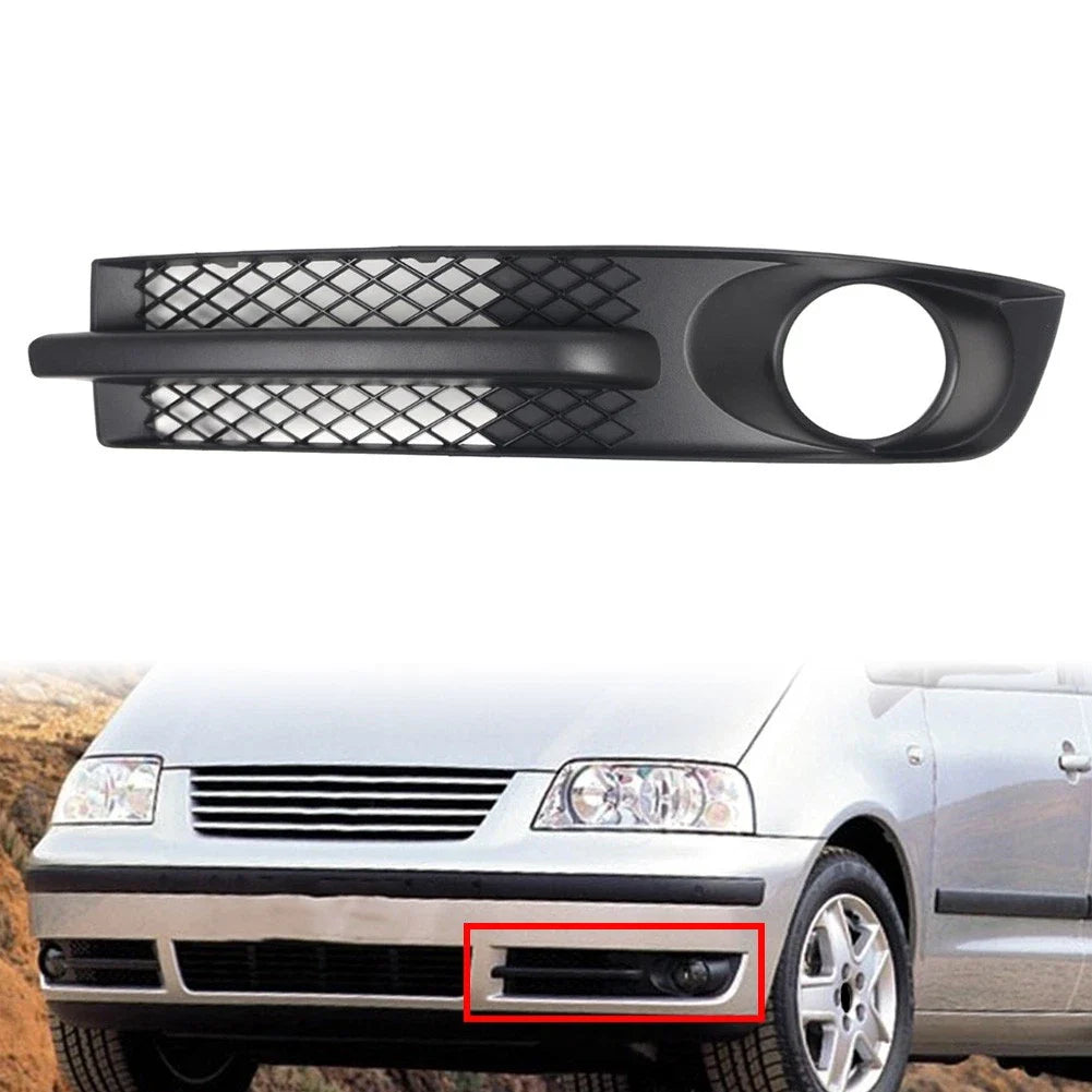 Left Front Lower Bumper Fog Light Grille Cover for VW Sharan (2001-2010)