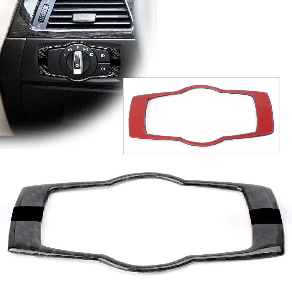 Car Headlamp Switch Button Frame Cover Trim for BMW 3 Series E90 (2007-2013)