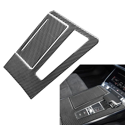 RHD Carbon Fiber Center Console Trim for Audi A6 A7 (2019-2024)