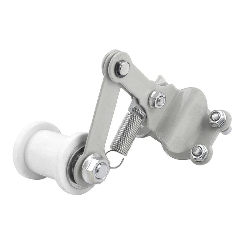Bolt-On Chain Tensioner & Roller Adjuster for Motorcycle ATV Dirt Bike Black/White