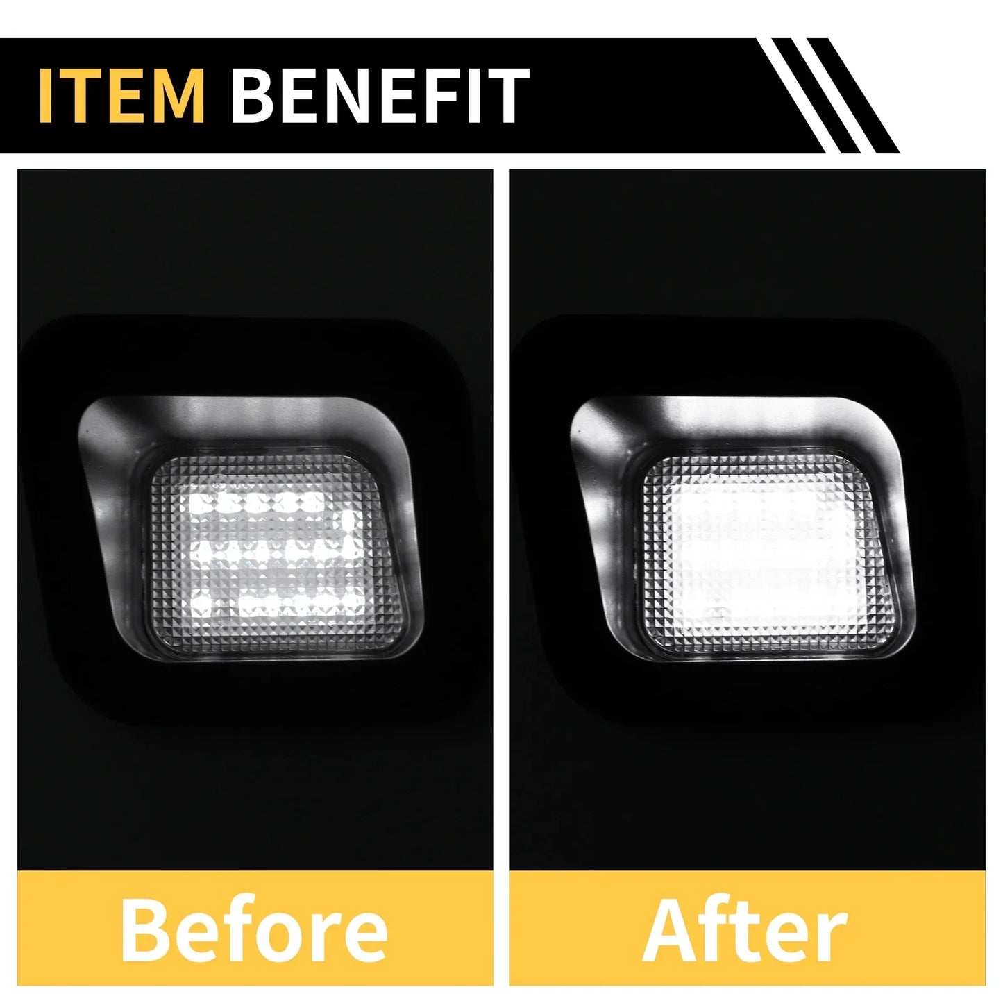 2 x License Plate Lights for Dodge Ram 1500 2500 3500 (2010-2023)