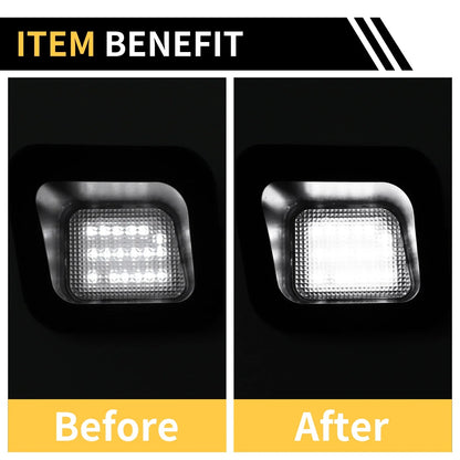 2 x License Plate Lights for Dodge Ram 1500 2500 3500 (2010-2023)
