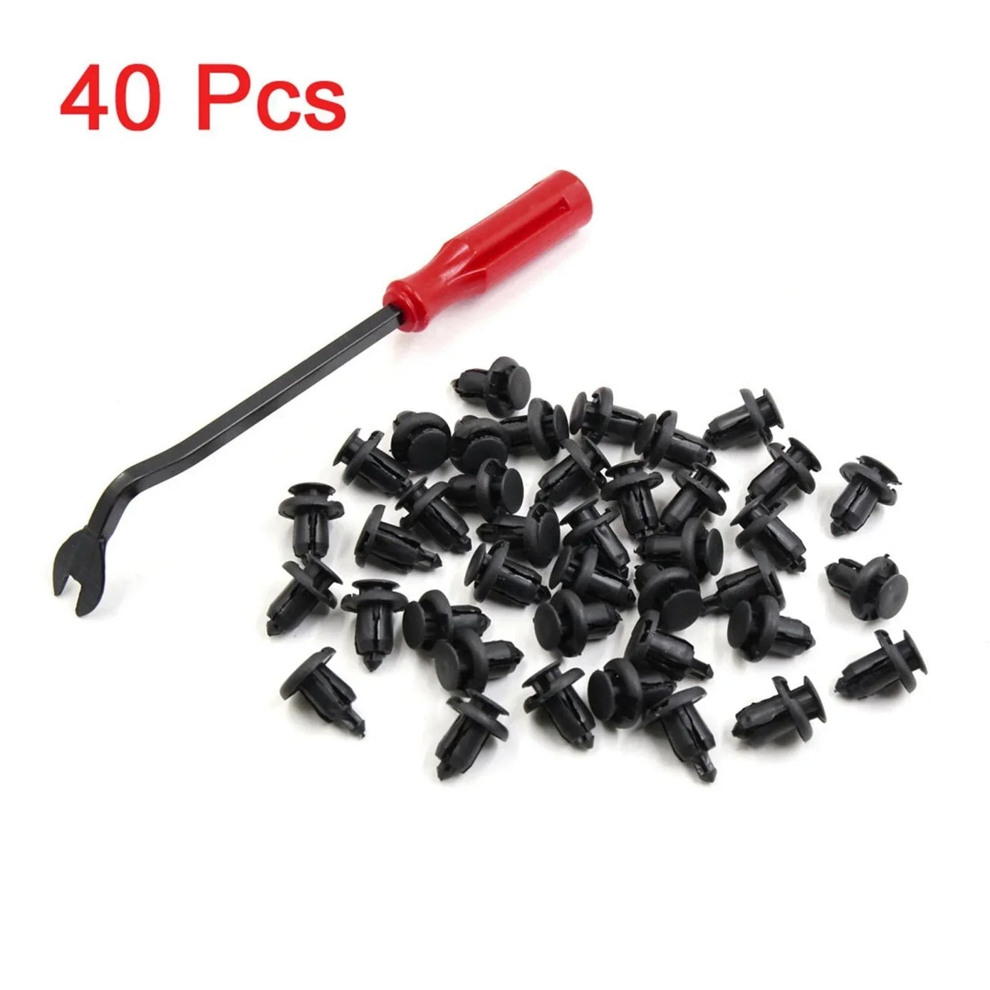 40 x Plastic Rivets Bumper Clips with Fastener Remover for Honda