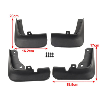 4pcs Mud Flaps Splash Guards for Mazda 3 Axela Hatchback (2014-2018)