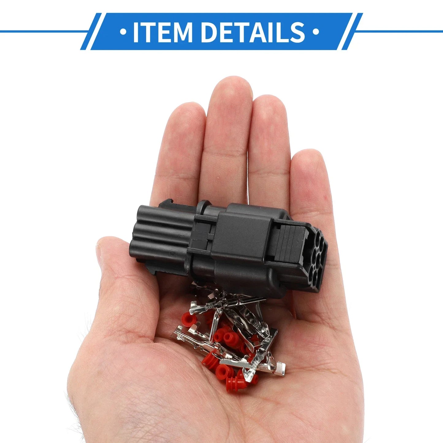 6 Pin Headlight Socket Connector for Hyundai Elantra & Kia (2011-2016)