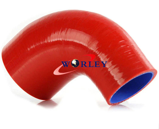 2" to 2.5" Silicone 90 Degree Reducer Elbow Hose Joiner for Car