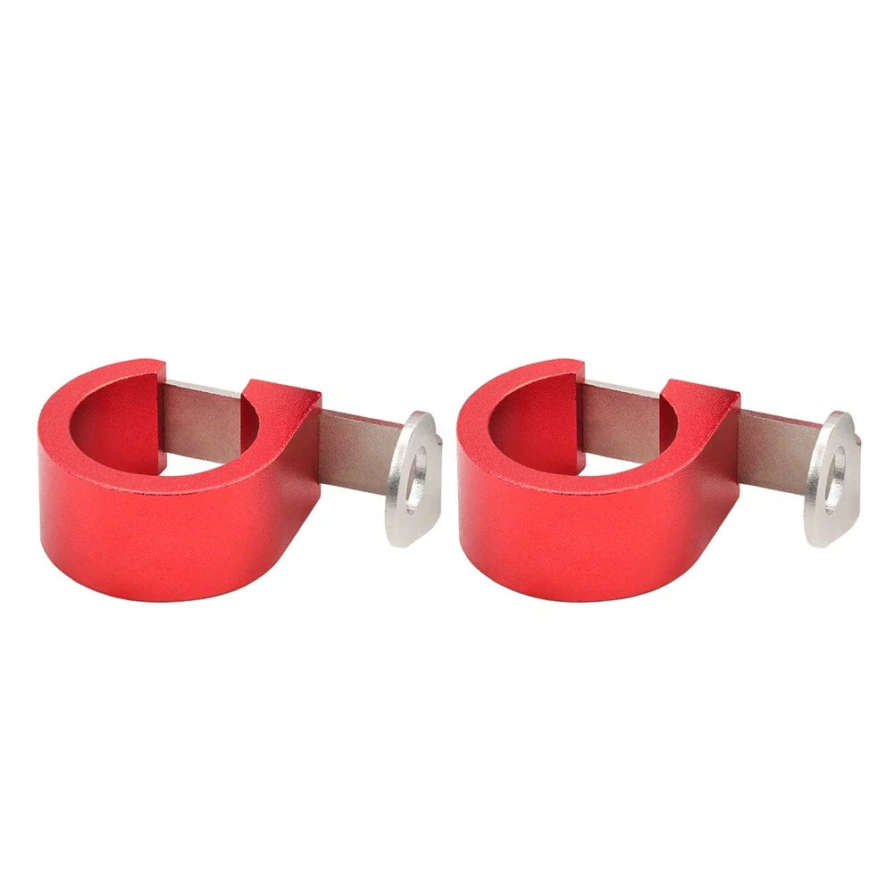 Red Front Brake Hose Guide Holders for HONDA XR400 Motard (2005-2008)