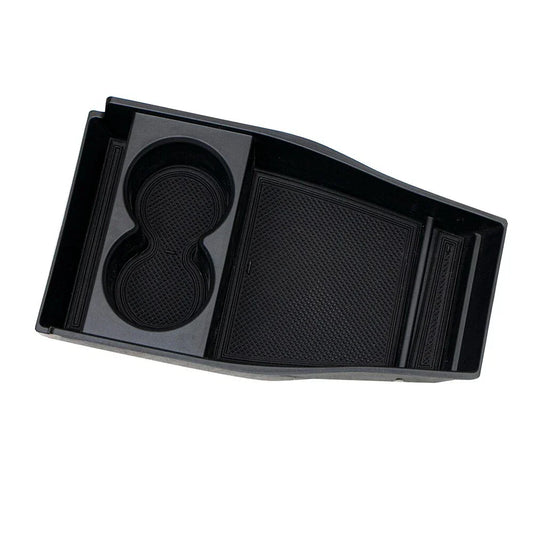 1x Front Center Console Storage-Box ABS-Black Organizer Tray for Hyundai