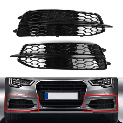 Front Bumper Lower Grille for Audi A6 C7 S Line (2012-2018)