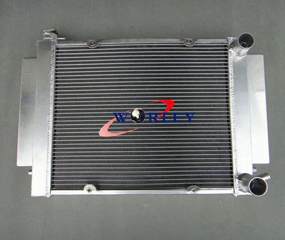 Aluminum Radiator, Fan, Oil Cooler for Mazda RX2 RX3 RX4 RX5 RX7 (1970-1985)