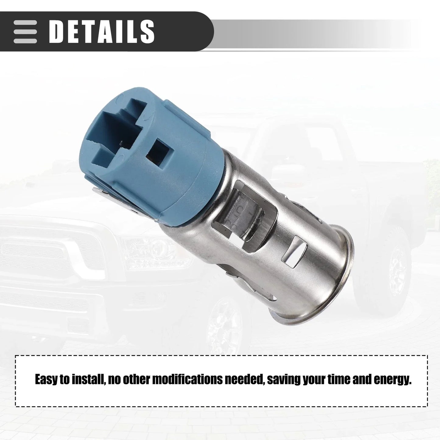 Power Outlet Cigarette Lighter Socket for Dodge Ram Jeep Chrysler (2002-2023)