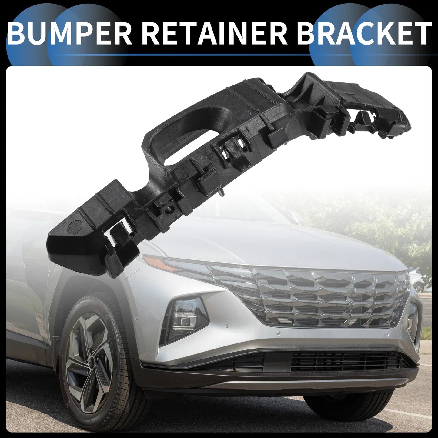 Right Front Bumper Retainer Bracket for Hyundai Tucson (2022-2023)