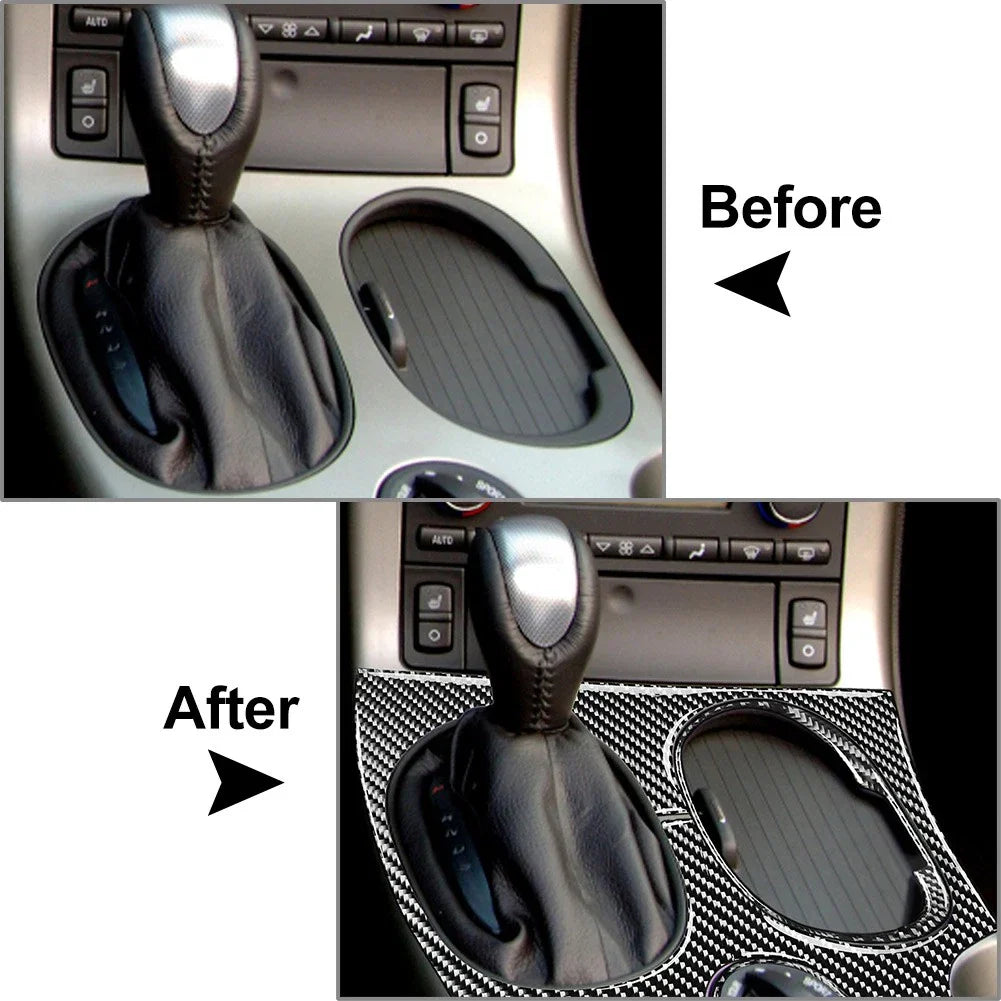Carbon Fiber Gear Shift Panel Trim for Chevrolet Corvette C6 (2005-2013)