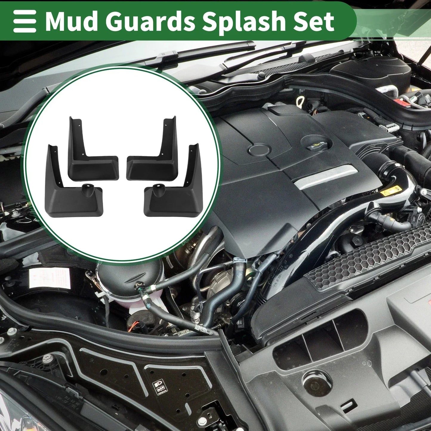 Mud Flaps Splash Guards Front & Rear for Lexus UX (2019-2023)