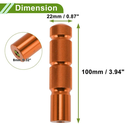 Motorcycle Foot Pegs for Honda Grom MSX125 Aluminum Alloy Orange (2013-2023)