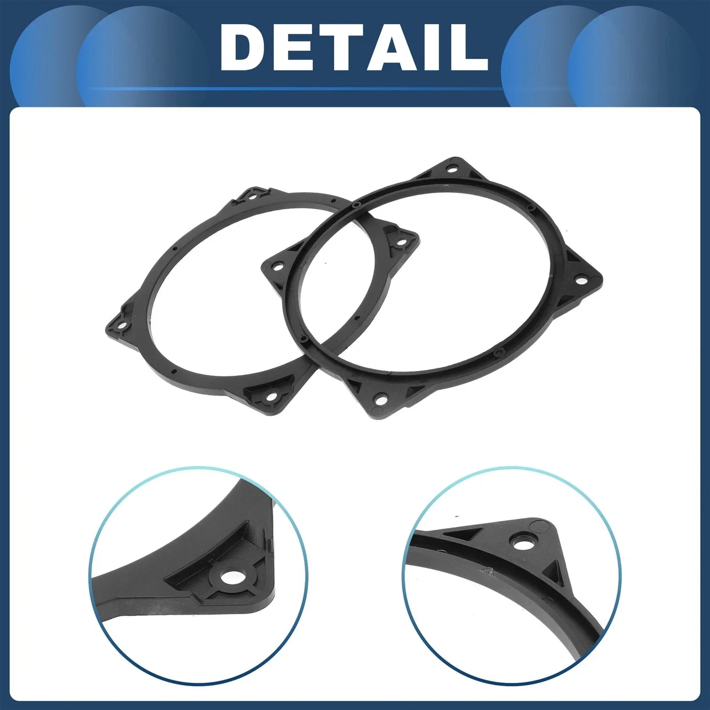 6.5" Speaker Spacer Ring Adaptor for Hyundai  - 2 x Pcs