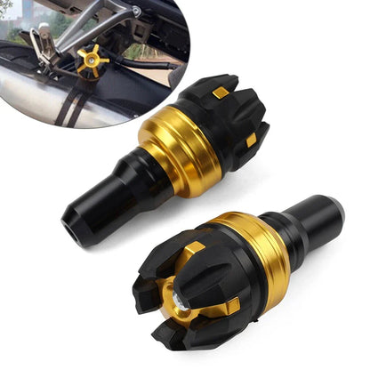 Gold Universal Motorcycle Exhaust Frame Slider Bolt Anti Crash Protector