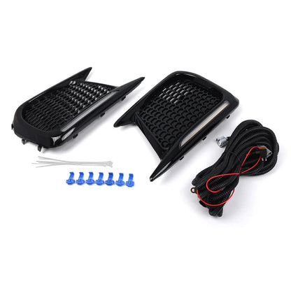 Daytime Running Light Turn Signal Fog Light Bezels for Subaru WRX STI (2018-2021)