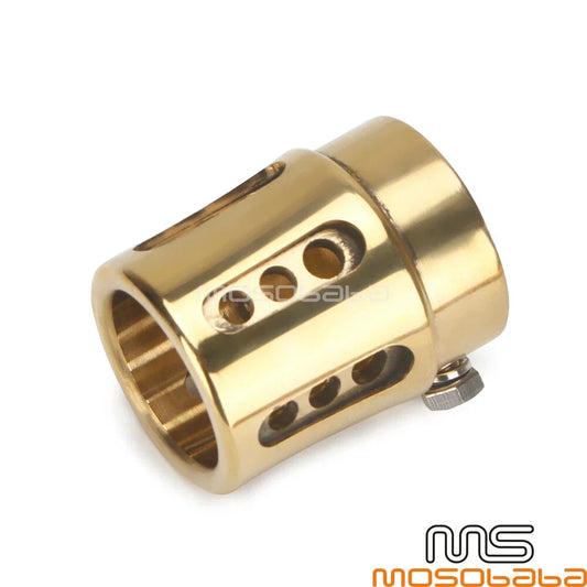 1.75" Brass Straight Cut Exhaust Pipe Tip for BMW Harley Ducati Chopper