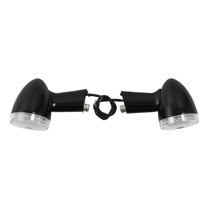 Rear Turn Signal Lights for Harley Touring (2009-2024) & Softail (2000-2025) Black
