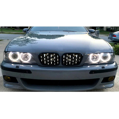 2 x Diamond Style Front Grille for BMW E39 5 Series M5 (1997-2003)