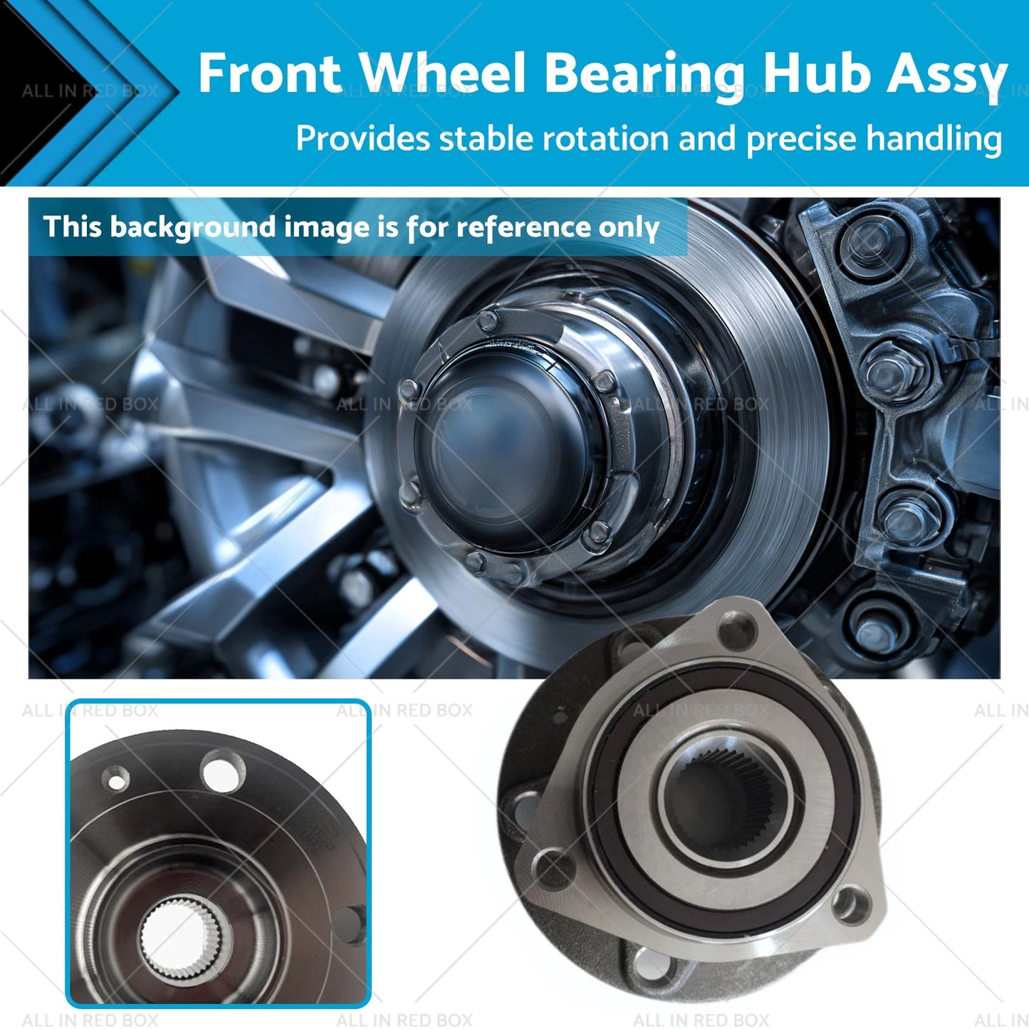 Front Wheel Bearing Hub for Volkswagen Golf, Jetta (2006-2014)