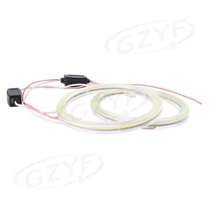 12V-24V 90mm LED Halo Lamp Angel Eyes Fog Light for Car