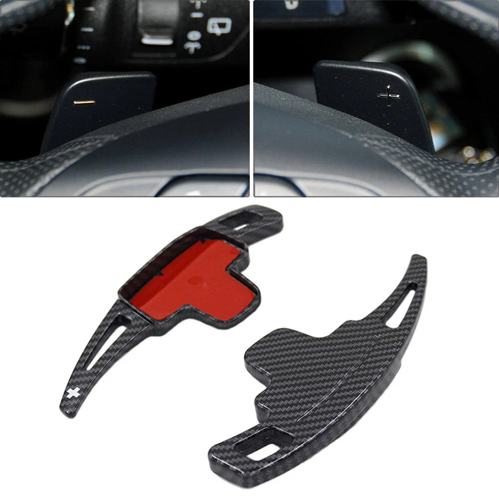 Steering Wheel Shift Paddle Extensions for Mercedes Benz A B C E GLK SLK Class (2008-2020)