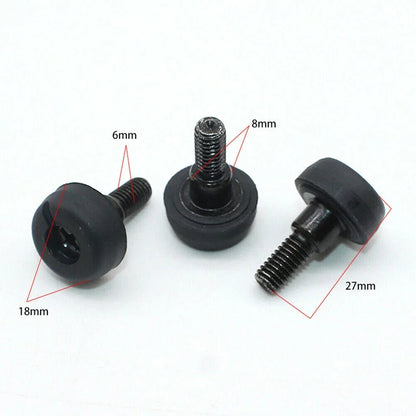 2 x Car Hood Bumper Stop Screw Rubber Buffer Cap for Toyota