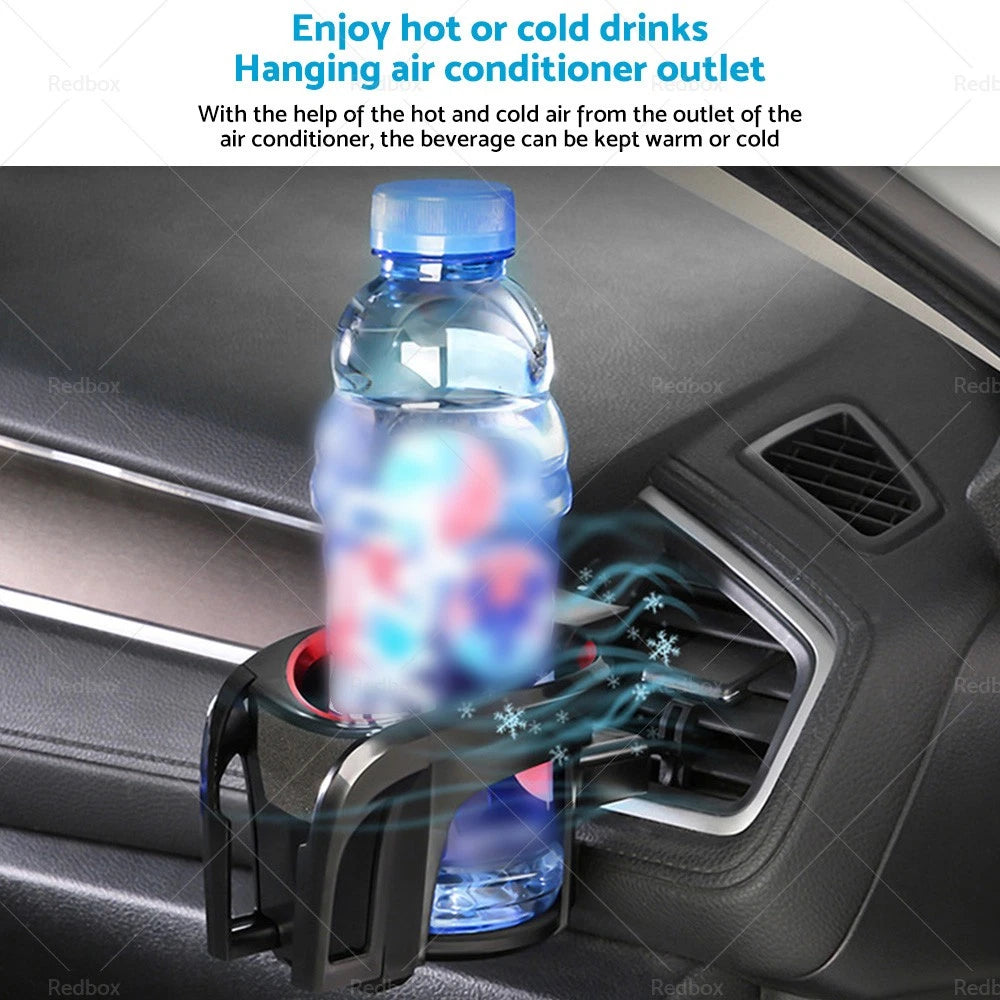 Air Vent Cup Holder for Car - Drink Coffee & Water Bottle Storage (All Years)