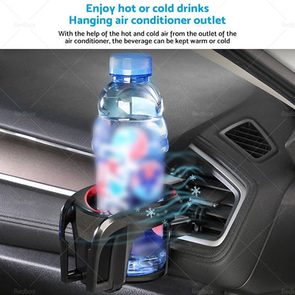 Air Vent Cup Holder for Car - Drink Coffee & Water Bottle Storage (All Years)
