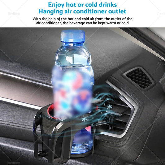 Air Vent Cup Holder for Car - Drink Coffee & Water Bottle Storage (All Years)