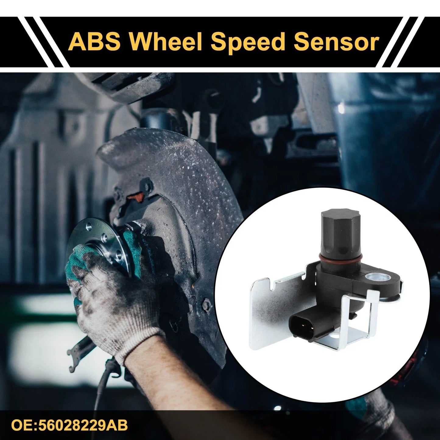 ABS Wheel Speed Sensor for Dodge Ram 1500 2500 (2002-2008)