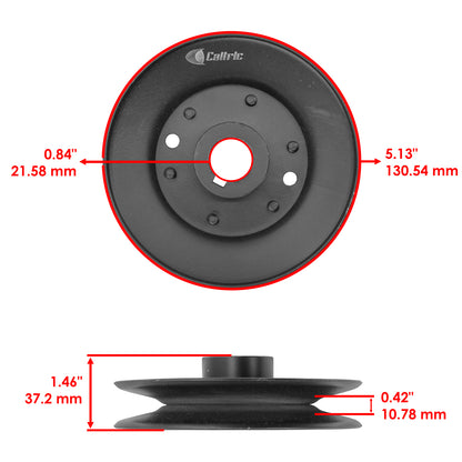Deck Spindle Assembly with Pulley Replacement for Bad Boy (2003–2021)