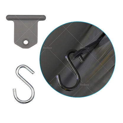 8 Pcs Stainless Steel Awing S Hook Hanger for Caravan Motorhome